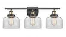 Innovations Lighting 916-3W-BAB-G72 - Bell - 3 Light - 28 inch - Black Antique Brass - Bath Vanity Light