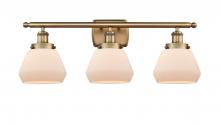 Innovations Lighting 916-3W-BB-G171 - Fulton - 3 Light - 26 inch - Brushed Brass - Bath Vanity Light