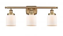 Innovations Lighting 916-3W-BB-G51 - Bell - 3 Light - 26 inch - Brushed Brass - Bath Vanity Light