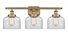 Innovations Lighting 916-3W-BB-G72 - Bell - 3 Light - 28 inch - Brushed Brass - Bath Vanity Light