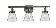 Innovations Lighting 916-3W-OB-G62 - Cone - 3 Light - 26 inch - Oil Rubbed Bronze - Bath Vanity Light