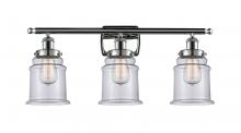 Innovations Lighting 916-3W-PC-G182 - Canton - 3 Light - 26 inch - Polished Chrome - Bath Vanity Light