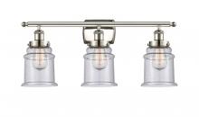 Innovations Lighting 916-3W-PN-G184 - Canton - 3 Light - 26 inch - Polished Nickel - Bath Vanity Light