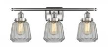 Innovations Lighting 916-3W-SN-G142 - Chatham - 3 Light - 26 inch - Brushed Satin Nickel - Bath Vanity Light