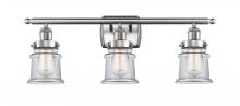 Innovations Lighting 916-3W-SN-G182S - Canton - 3 Light - 26 inch - Brushed Satin Nickel - Bath Vanity Light