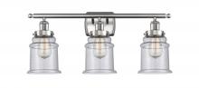 Innovations Lighting 916-3W-SN-G184 - Canton - 3 Light - 26 inch - Brushed Satin Nickel - Bath Vanity Light