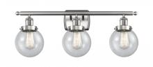 Innovations Lighting 916-3W-SN-G204-6 - Beacon - 3 Light - 26 inch - Brushed Satin Nickel - Bath Vanity Light