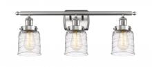 Innovations Lighting 916-3W-SN-G513 - Bell - 3 Light - 26 inch - Brushed Satin Nickel - Bath Vanity Light