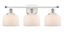 Innovations Lighting 916-3W-WPC-G71 - Bell - 3 Light - 28 inch - White Polished Chrome - Bath Vanity Light