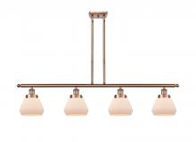 Innovations Lighting 916-4I-AC-G171 - Fulton - 4 Light - 48 inch - Antique Copper - Stem Hung - Island Light