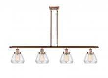 Innovations Lighting 916-4I-AC-G172 - Fulton - 4 Light - 48 inch - Antique Copper - Stem Hung - Island Light