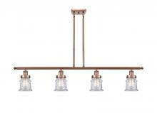 Innovations Lighting 916-4I-AC-G182S - Canton - 4 Light - 48 inch - Antique Copper - Stem Hung - Island Light