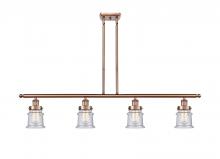 Innovations Lighting 916-4I-AC-G184S - Canton - 4 Light - 48 inch - Antique Copper - Stem Hung - Island Light