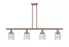 Innovations Lighting 916-4I-AC-G54 - Bell - 4 Light - 48 inch - Antique Copper - Stem Hung - Island Light