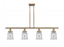 Innovations Lighting 916-4I-BB-G182 - Canton - 4 Light - 48 inch - Brushed Brass - Stem Hung - Island Light