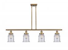 Innovations Lighting 916-4I-BB-G184 - Canton - 4 Light - 48 inch - Brushed Brass - Stem Hung - Island Light