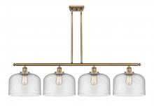 Innovations Lighting 916-4I-BB-G74-L - Bell - 4 Light - 48 inch - Brushed Brass - Stem Hung - Island Light