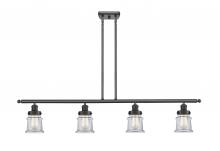 Innovations Lighting 916-4I-BK-G182S - Canton - 4 Light - 48 inch - Matte Black - Stem Hung - Island Light