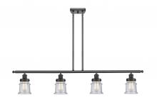 Innovations Lighting 916-4I-BK-G184S - Canton - 4 Light - 48 inch - Matte Black - Stem Hung - Island Light