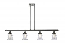 Innovations Lighting 916-4I-OB-G182S - Canton - 4 Light - 48 inch - Oil Rubbed Bronze - Stem Hung - Island Light