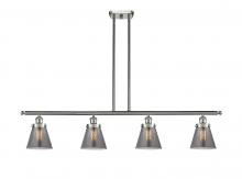 Innovations Lighting 916-4I-SN-G63 - Cone - 4 Light - 48 inch - Brushed Satin Nickel - Stem Hung - Island Light