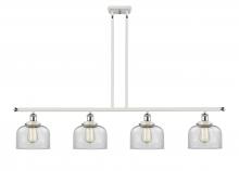 Innovations Lighting 916-4I-WPC-G72 - Bell - 4 Light - 48 inch - White Polished Chrome - Stem Hung - Island Light