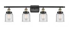Innovations Lighting 916-4W-BAB-G52 - Bell - 4 Light - 36 inch - Black Antique Brass - Bath Vanity Light