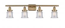 Innovations Lighting 916-4W-BB-G184S - Canton - 4 Light - 36 inch - Brushed Brass - Bath Vanity Light