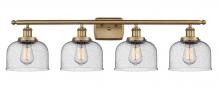 Innovations Lighting 916-4W-BB-G74 - Bell - 4 Light - 38 inch - Brushed Brass - Bath Vanity Light