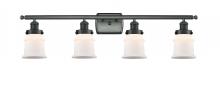 Innovations Lighting 916-4W-BK-G181S - Canton - 4 Light - 36 inch - Matte Black - Bath Vanity Light