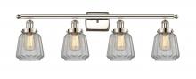 Innovations Lighting 916-4W-PN-G142 - Chatham - 4 Light - 36 inch - Polished Nickel - Bath Vanity Light