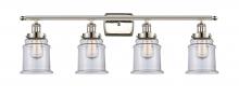 Innovations Lighting 916-4W-PN-G182 - Canton - 4 Light - 36 inch - Polished Nickel - Bath Vanity Light