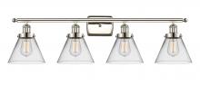 Innovations Lighting 916-4W-PN-G42 - Cone - 4 Light - 38 inch - Polished Nickel - Bath Vanity Light