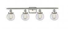 Innovations Lighting 916-4W-SN-G202-6 - Beacon - 4 Light - 36 inch - Brushed Satin Nickel - Bath Vanity Light