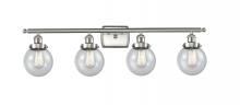 Innovations Lighting 916-4W-SN-G204-6 - Beacon - 4 Light - 36 inch - Brushed Satin Nickel - Bath Vanity Light