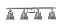 Innovations Lighting 916-4W-SN-G63 - Cone - 4 Light - 36 inch - Brushed Satin Nickel - Bath Vanity Light