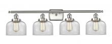 Innovations Lighting 916-4W-SN-G72 - Bell - 4 Light - 38 inch - Brushed Satin Nickel - Bath Vanity Light