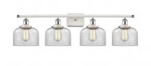 Innovations Lighting 916-4W-WPC-G72 - Bell - 4 Light - 38 inch - White Polished Chrome - Bath Vanity Light