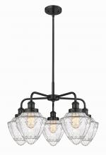 Innovations Lighting 916-5CR-BK-G664-7 - Bullet - 5 Light - 24 inch - Matte Black - Chandelier