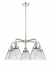 Innovations Lighting 916-5CR-PN-G42 - Cone - 5 Light - 26 inch - Polished Nickel - Chandelier