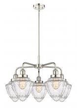 Innovations Lighting 916-5CR-PN-G664-7 - Bullet - 5 Light - 24 inch - Polished Nickel - Chandelier