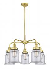 Innovations Lighting 916-5CR-SG-G182 - Canton - 5 Light - 25 inch - Satin Gold - Chandelier