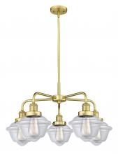 Innovations Lighting 916-5CR-SG-G532 - Oxford - 5 Light - 26 inch - Satin Gold - Chandelier