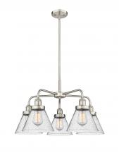 Innovations Lighting 916-5CR-SN-G44 - Cone - 5 Light - 26 inch - Satin Nickel - Chandelier