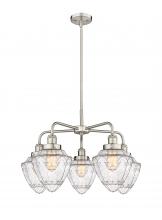 Innovations Lighting 916-5CR-SN-G664-7 - Bullet - 5 Light - 24 inch - Satin Nickel - Chandelier