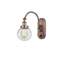 Innovations Lighting 918-1W-AC-G202-6 - Beacon - 1 Light - 6 inch - Antique Copper - Sconce