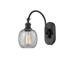 Innovations Lighting 918-1W-BK-G104 - Belfast - 1 Light - 6 inch - Matte Black - Sconce