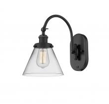 Innovations Lighting 918-1W-BK-G42 - Cone - 1 Light - 8 inch - Matte Black - Sconce