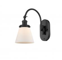 Innovations Lighting 918-1W-BK-G61 - Cone - 1 Light - 6 inch - Matte Black - Sconce