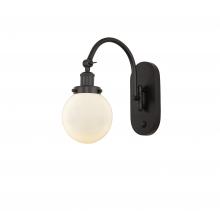 Innovations Lighting 918-1W-OB-G201-6 - Beacon - 1 Light - 6 inch - Oil Rubbed Bronze - Sconce